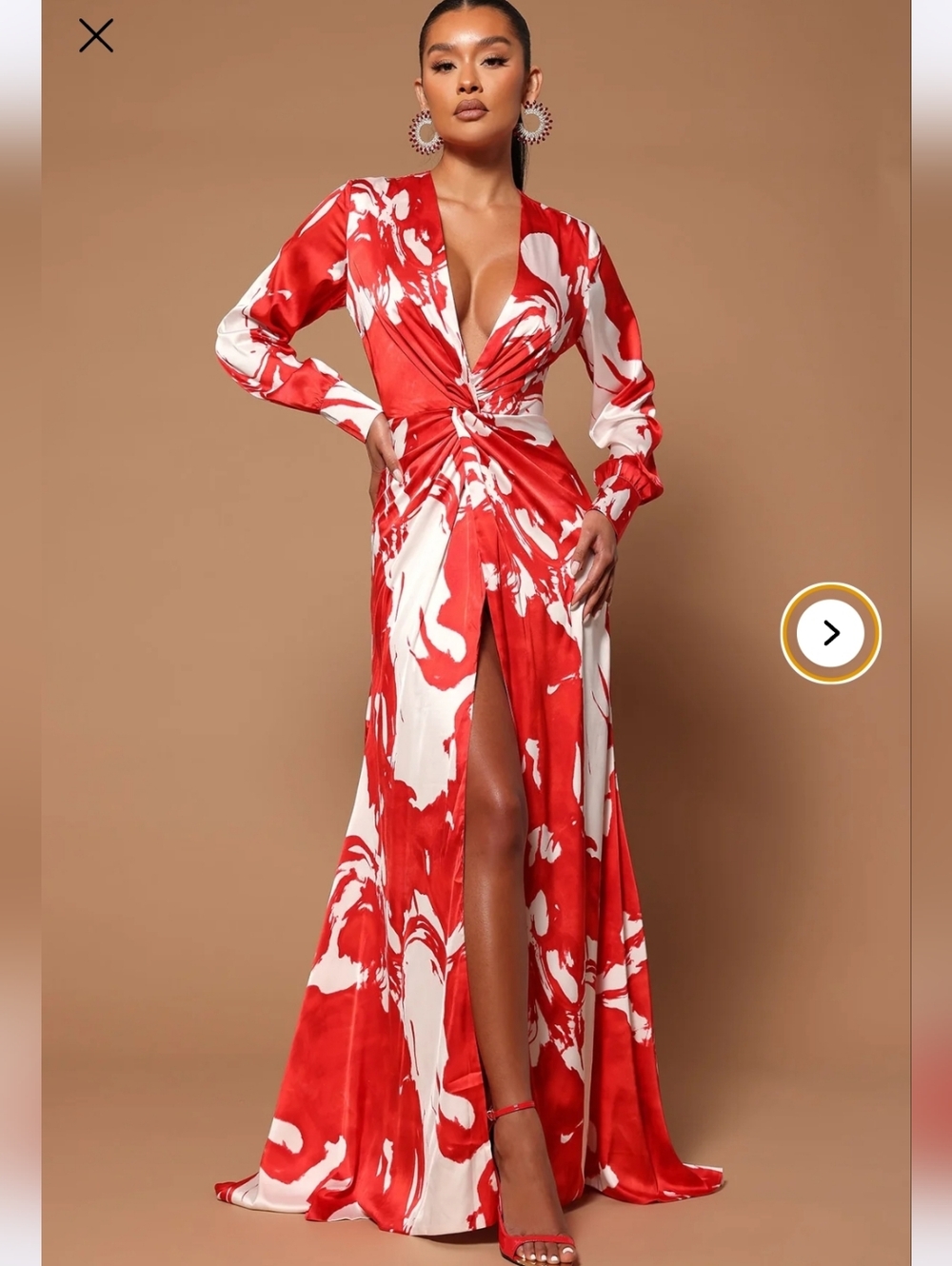Fashion Nova NWTs Melissa Satin Maxi Dress - Picture 1 of 5